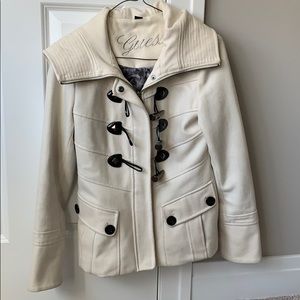 Guess Off-white Fall/Winter jacket, size XS. GUC
